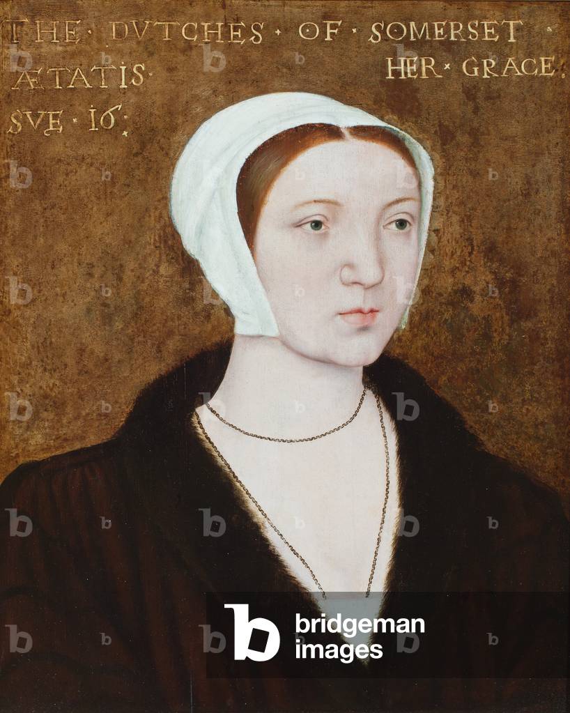 Portrait of a lady, said to be Anne Stanhope, Lady Seymour, Duchess of Somerset, 1490-1530 (oil on panel)