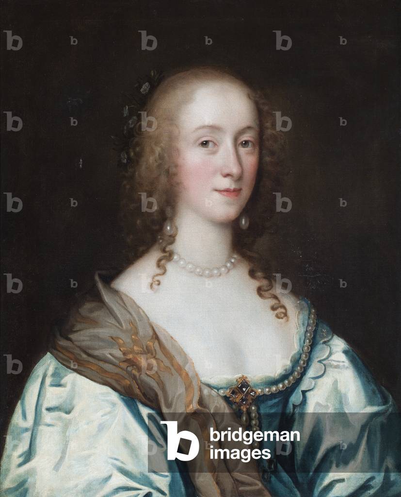 Portrait of a lady, said to be Margaret Hewett, Lady Paston (oil on canvas)