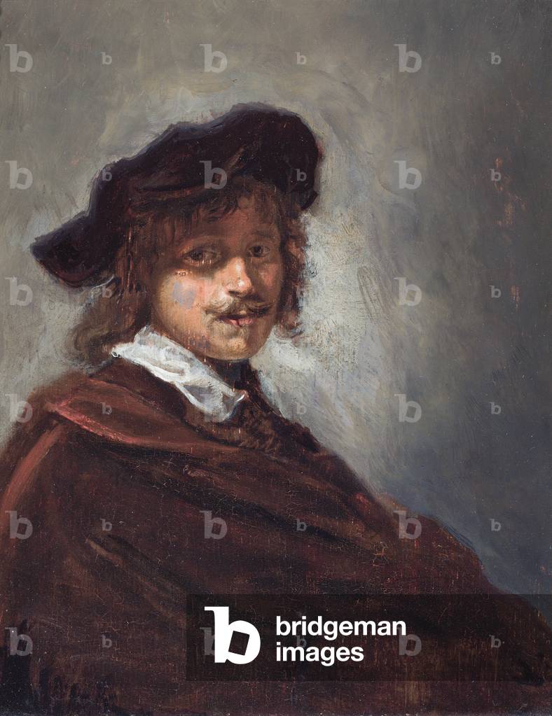 A portrait of a man (oil on panel)