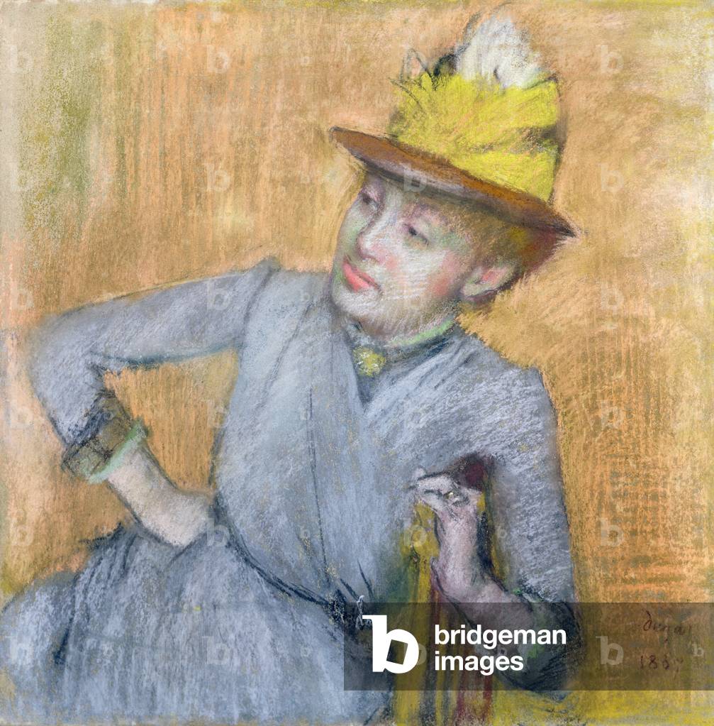 Sitzende Frau, 1887 (Pastell auf Papier)