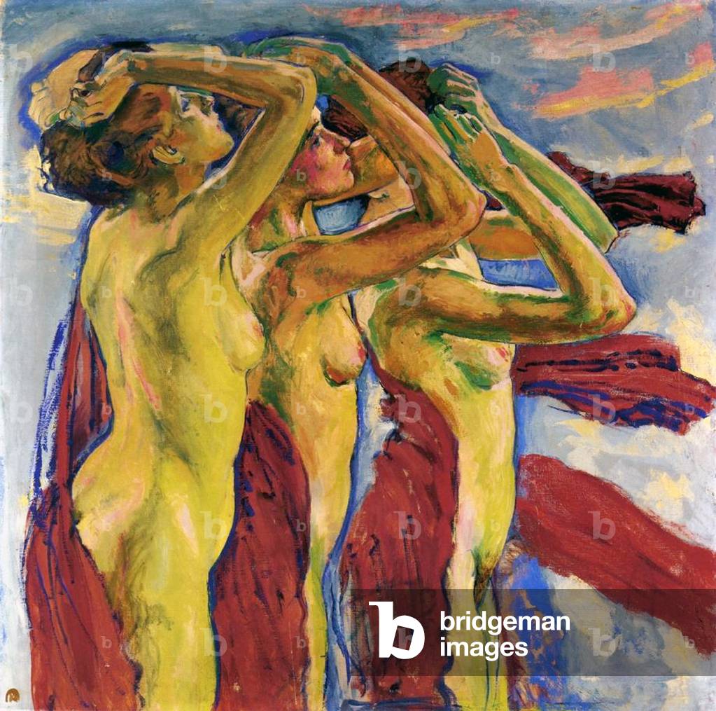 drei nackte öl auf leinwand