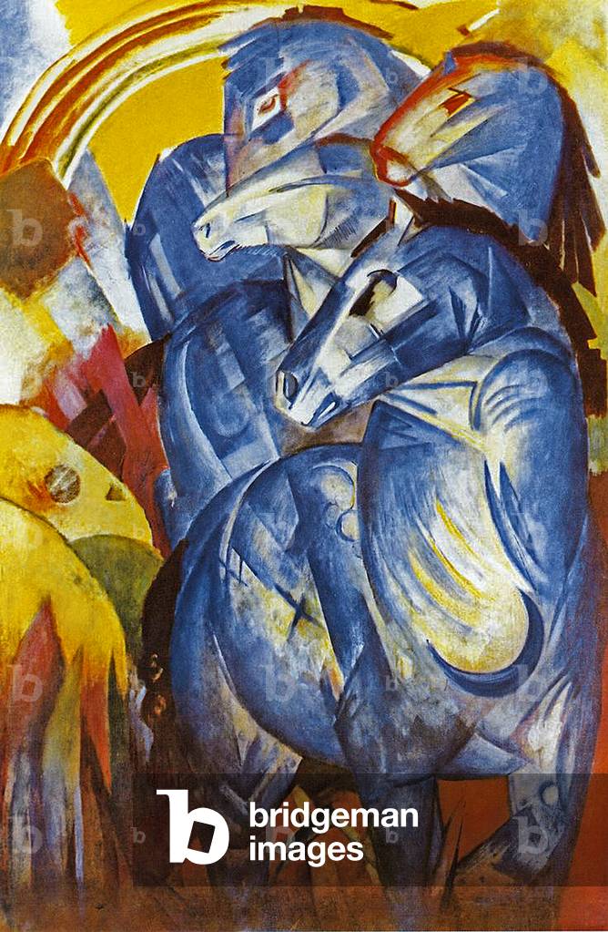 A Tower of Blue Horses, 1913 (oil on canvas)