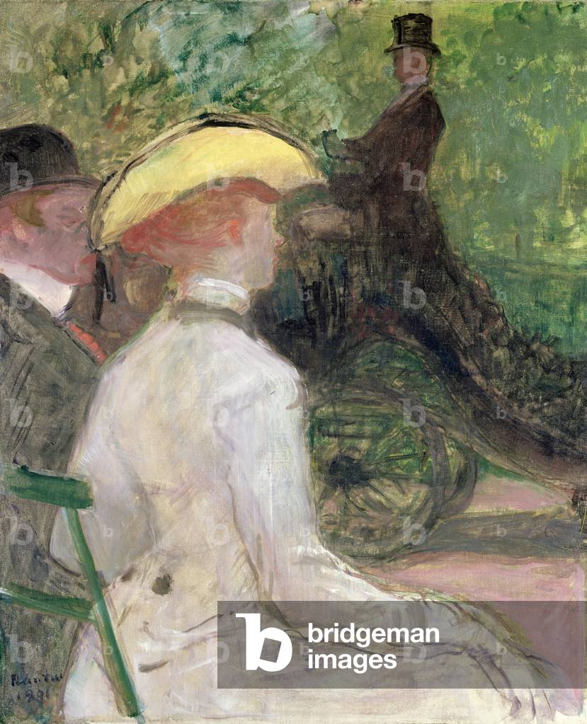 Im Bois de Boulogne, 1901 (Öl auf Leinwand)