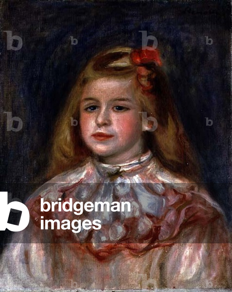 Bild von Gemälde "Bildnis eines jungen Mädchens", 19. Jahrhundert von Pierre Auguste Renoir