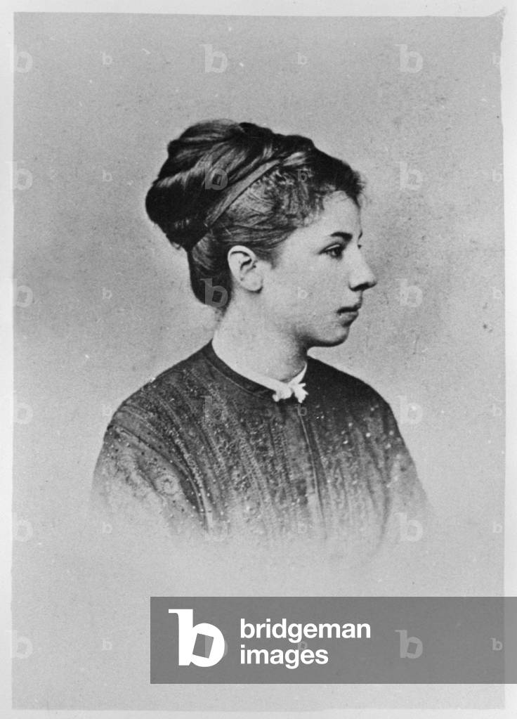 Bild von Fotografie "Elisabeth Dmitrieva (1851-1910) (s/w Foto)", 19. Jahrhundert von French Photographer, b/w