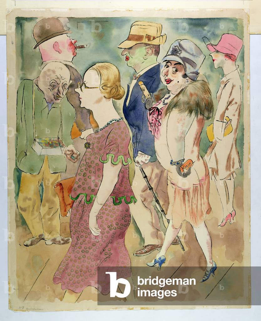 Scena di strada Kurfurstendam n. 7