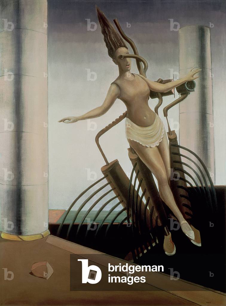 在庫処分 激安 (oil 1923 Woman, Wavering The of Image on Ernst by canvas) 絵画