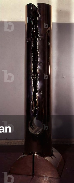 Split Column, 1968 (bronze)