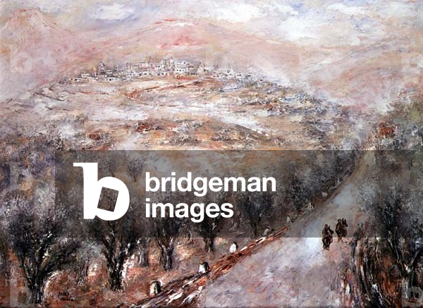 Immagine di Dipinto "Paesaggio", 20th Secolo di Reuven Rubin