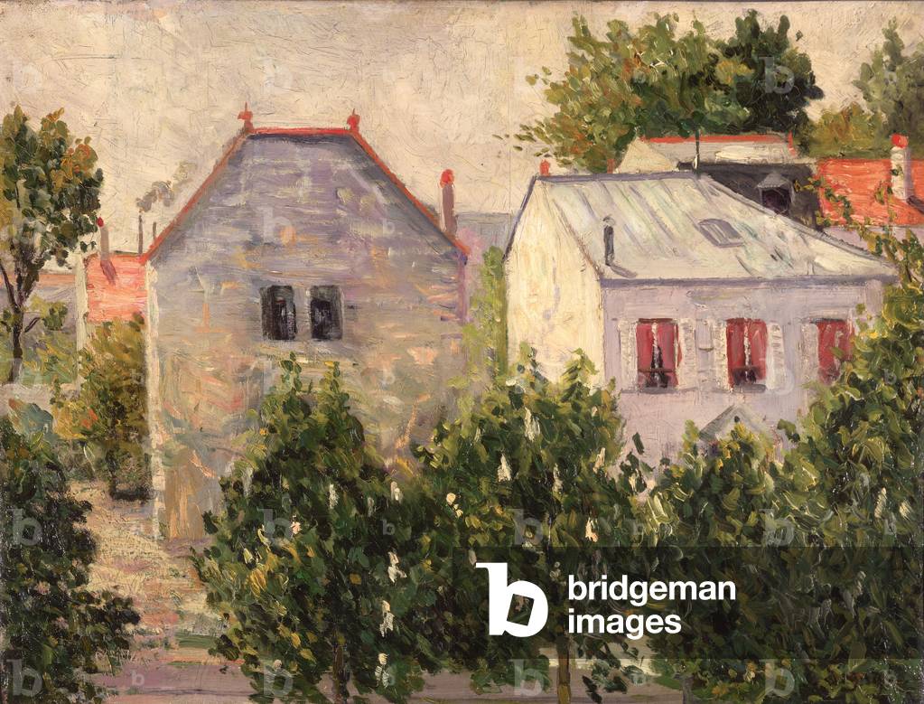 Garden at Asnieres, 1883 (oil on canvas)