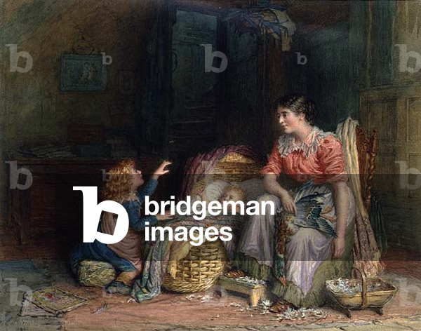 Telling Little Stories, 1900 (w/c su carta)