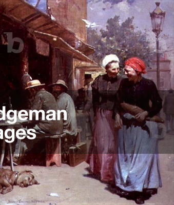 Parisian Market, 1896 (oil on canvas)