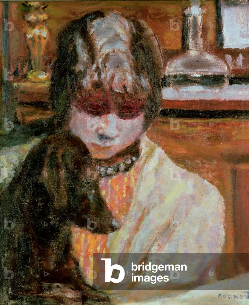 Donna con cane, 1913 circa (olio su tela)