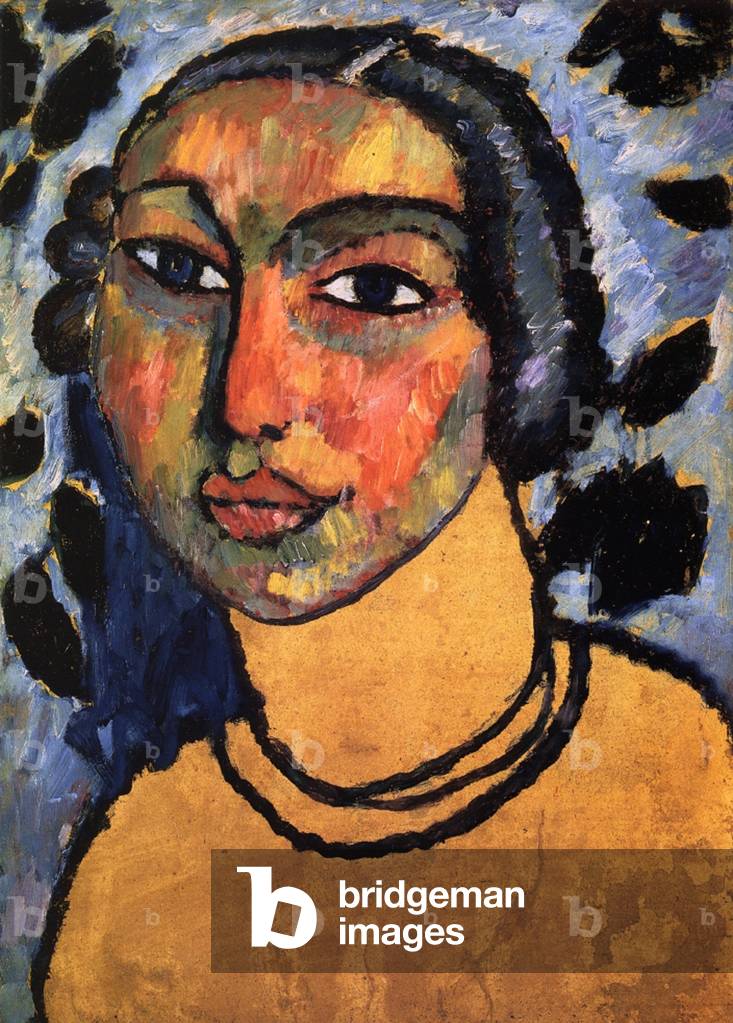 Eine jüdische Frau, um 1912 (Öl auf Karton)