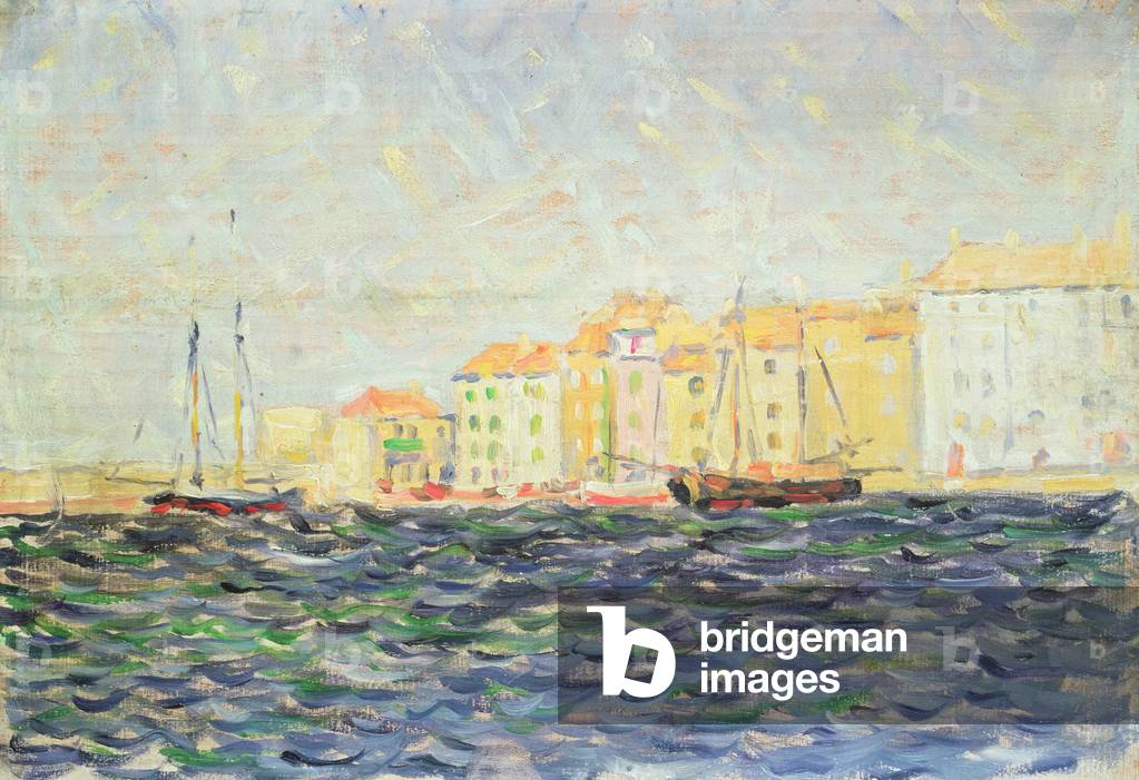 St. Tropez (olio su tavola)