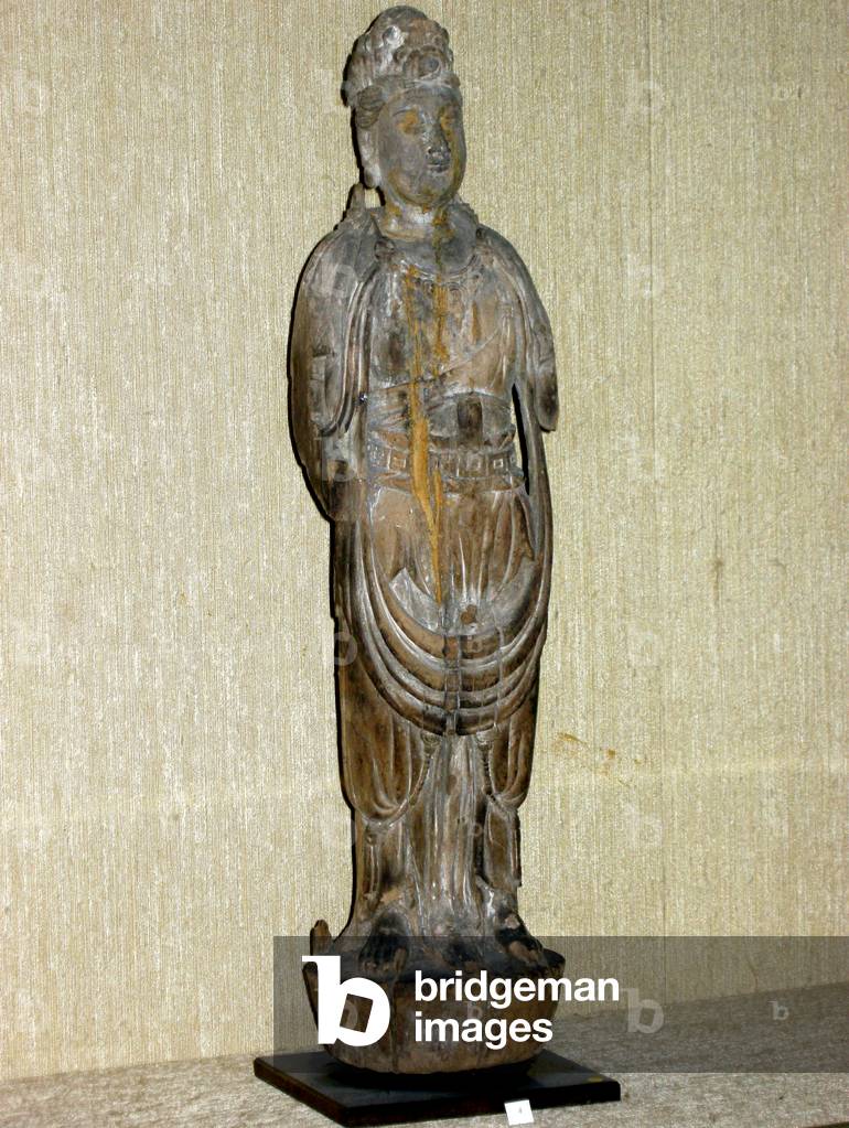 Kouan-yin, bodhisattva of compassion, Song Dynasty (960-1276) (painted wood)