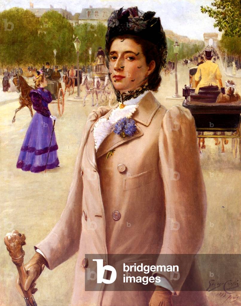 A Woman in Paris, 1893 (oil on canvas)