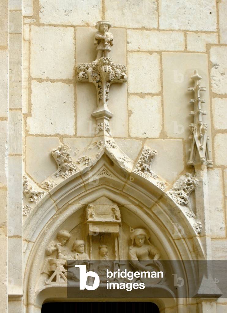 Tympanum above a door, 1443-51 (photo)