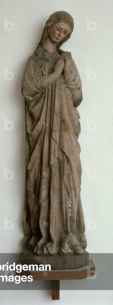 Virgin, from the church of Oja, Gotland, Sweden, late 13th century (wood)