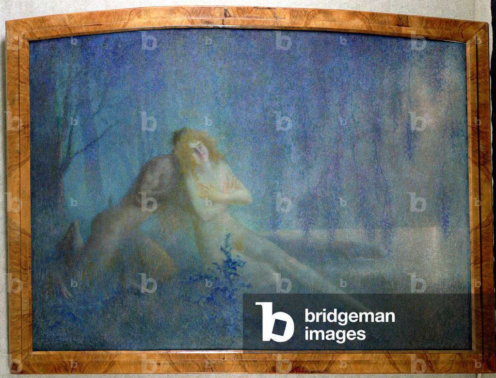 Blue Story (oil on canvas)