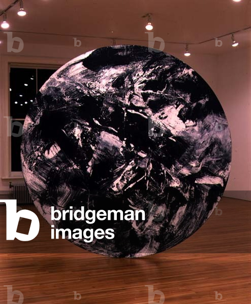 Disco 'Non Dove' 87-II (op.4) 1987 (paint on wood)