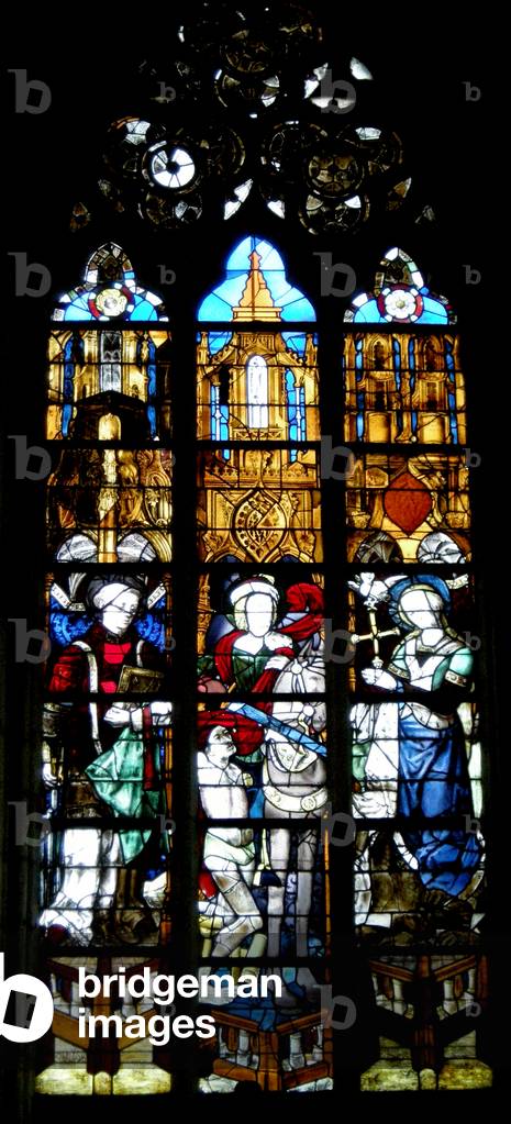 St. Lawrence, St. Martin and St. Margaret (stained glass)