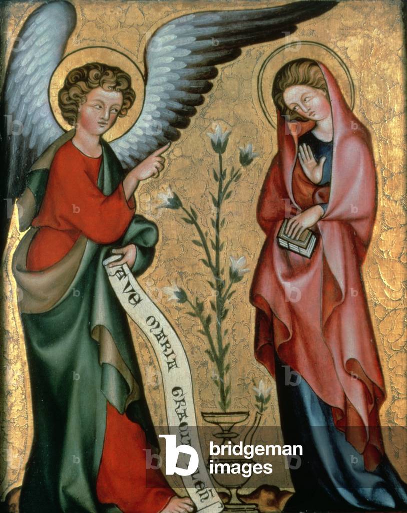 The Annunciation, c.1330 (oil on panel)