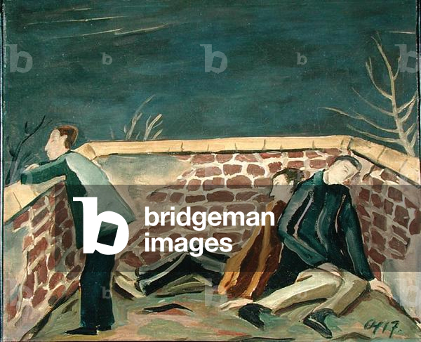 Hopeless, 1917 (oil on canvas)