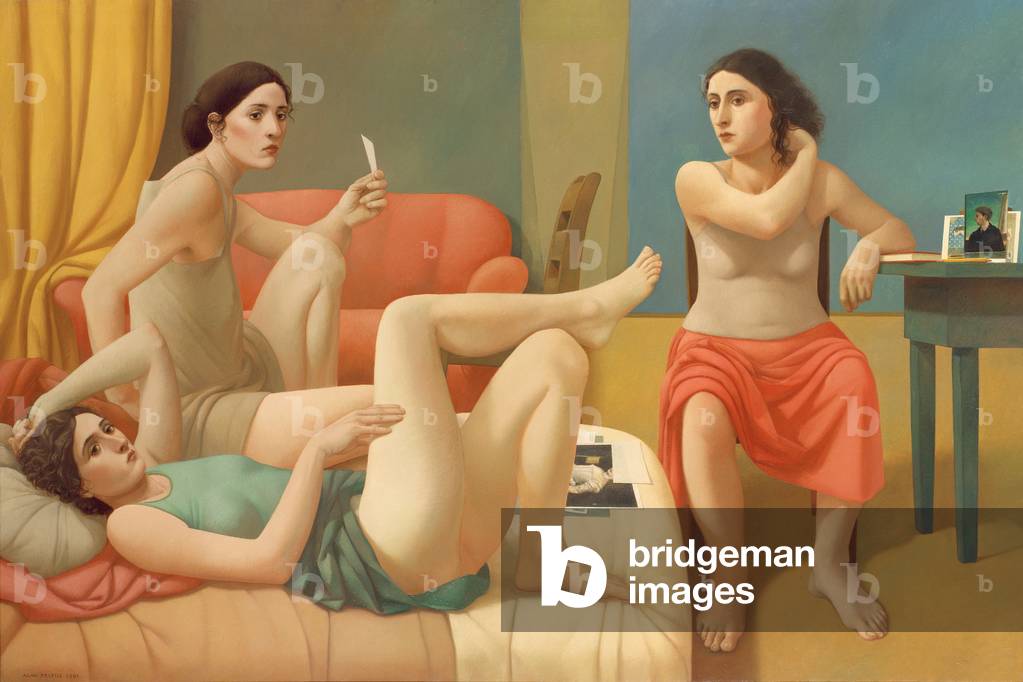 While the Music Played, 1991 (oil on linen)