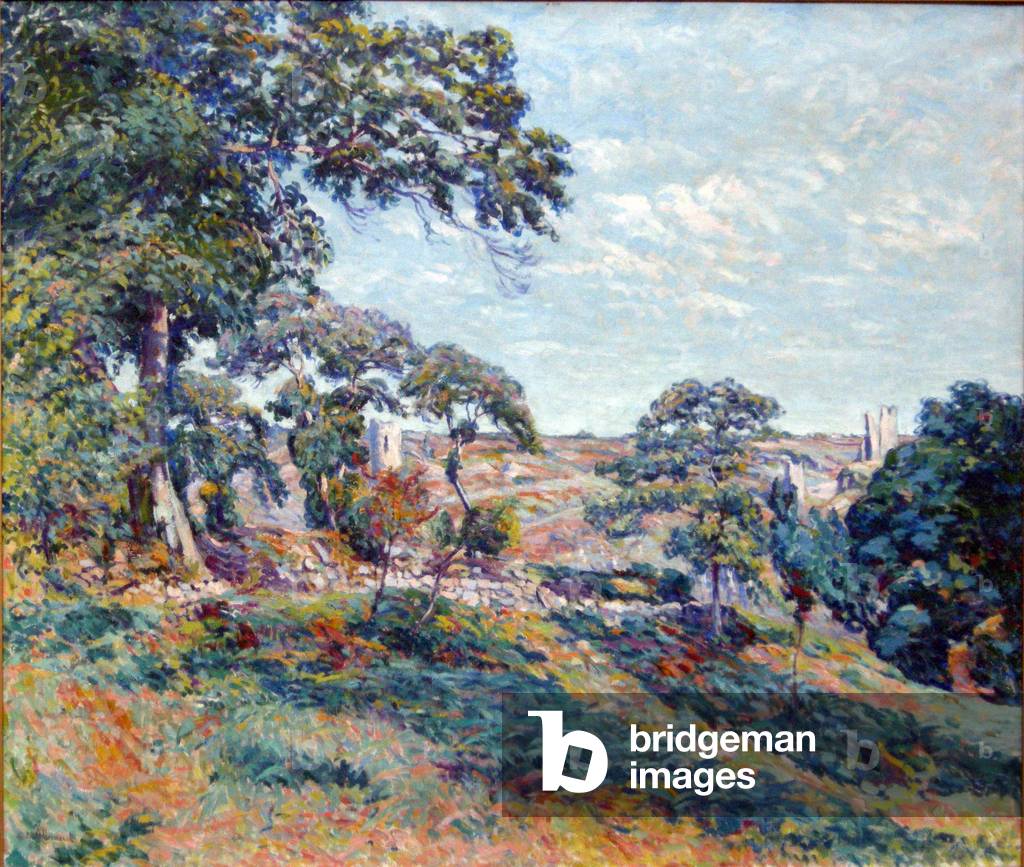 Vue de Corzant, Creuse, c.1910 (oil on canvas)
