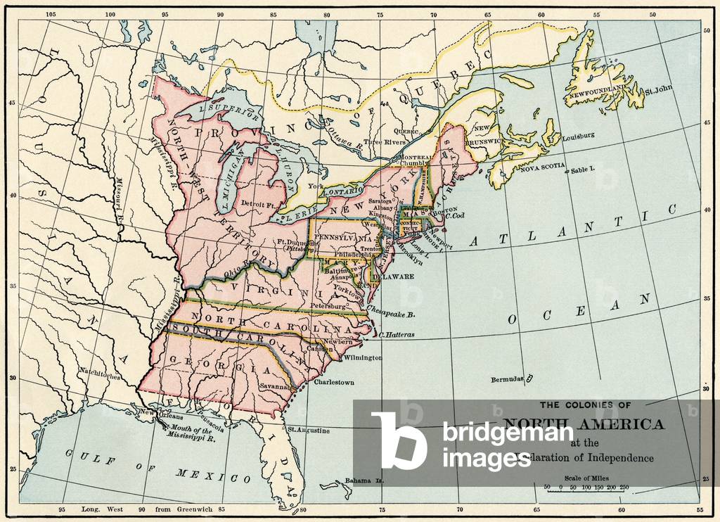 Immagine di Incisione "Guerra d'indipendenza degli Stati Uniti d'America (1775-1783): colonia inglese del Nord