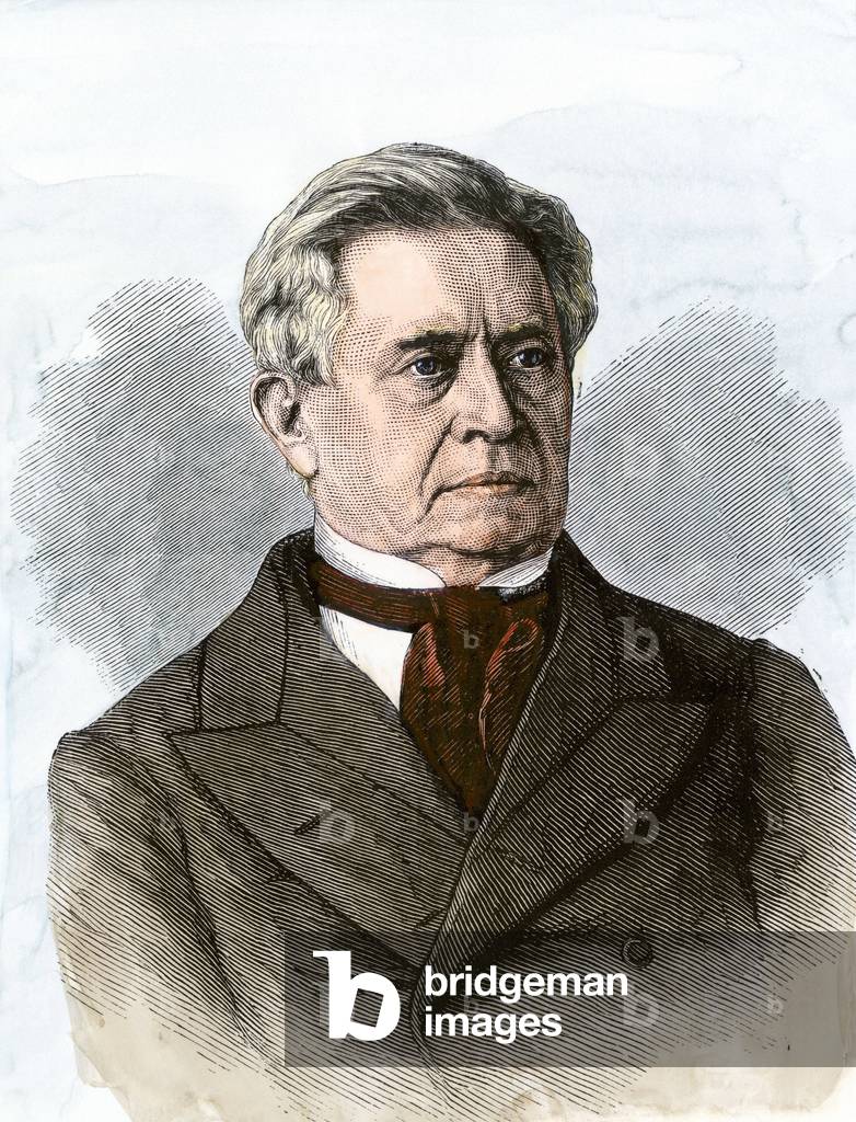 Portrait of Joseph Henry (1797-1878) American physicist.