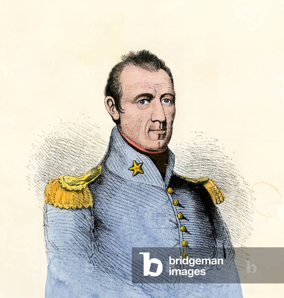 Sam Houston (1793-1863) in the 1830s, before becoming Governor of Texas.