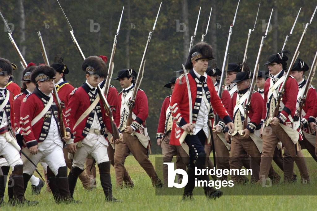 Guerra d'indipendenza degli Stati Uniti d'America (1775-1783): ricostituzione della battaglia dell'esercito br