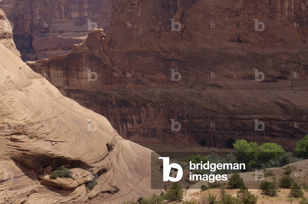 Image of Engraving depicting Sand rock in Chelly Canyon in Navajo National Reserve
