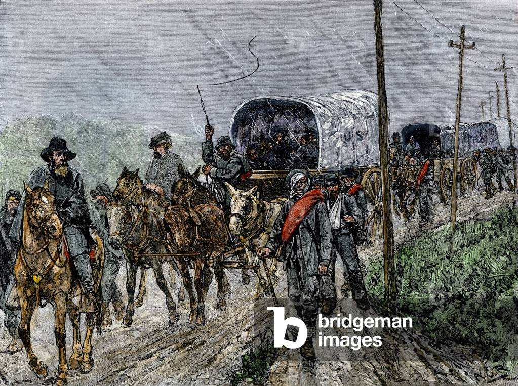 Guerra di Secessione (1861-1865): La ritirata dell'esercito confederato del generale Robert Edward Lee (1807-1