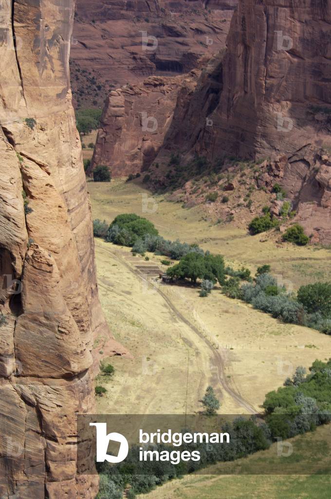 Path in Chelly Canyon in Navajo National Reserve, Arizona