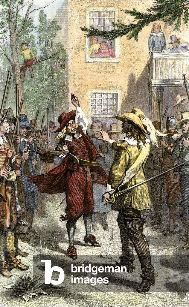 Stati Uniti, Stato della Virginia: Bacon Rebellion. Nathaniel Bacon affronta il governatore Berkeley, Virginia
