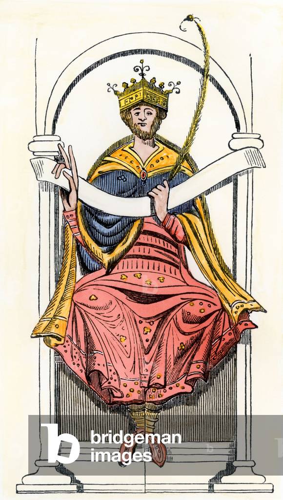 Portrait of King Edgar (943-975) of England “The Pacific”.