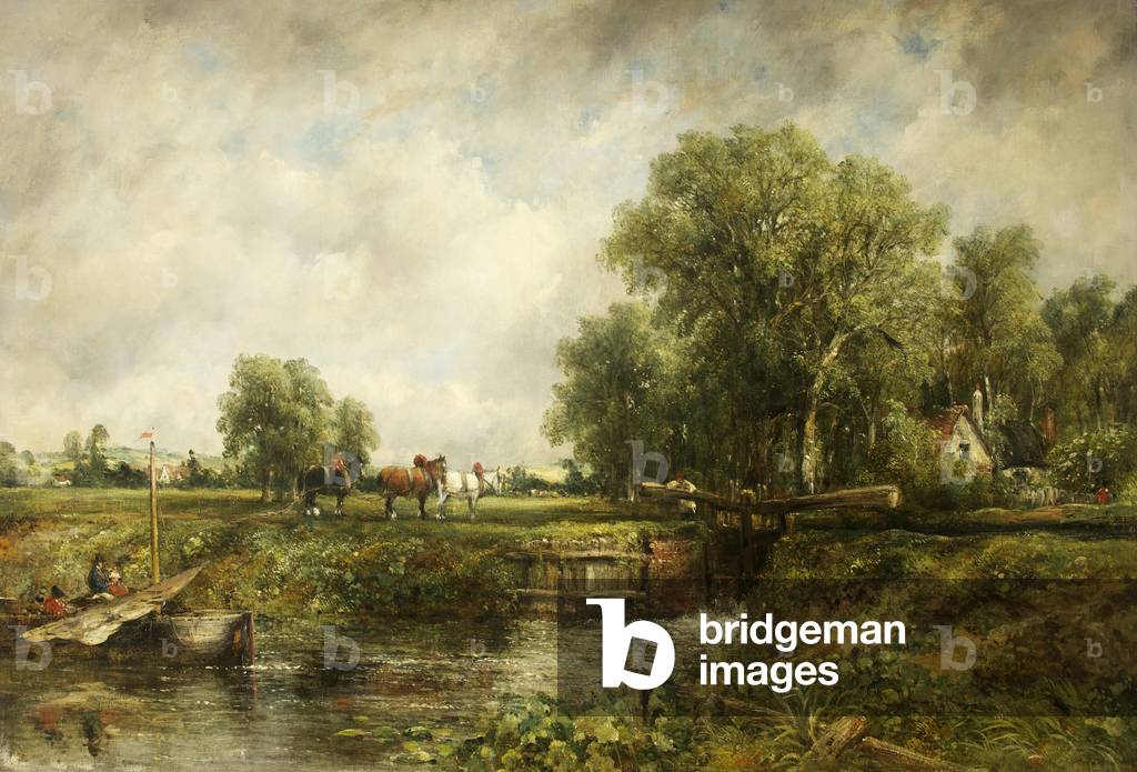 The Lock (oil on canvas)