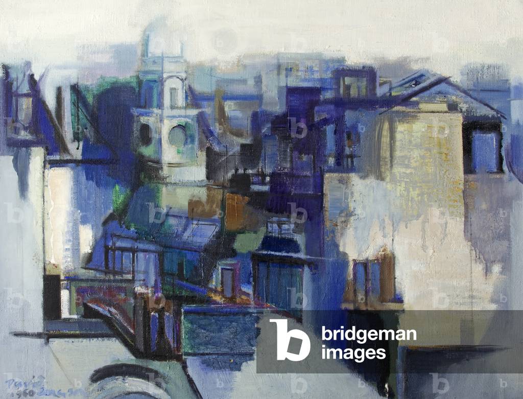 St. George's, Hanover Square, 1960 (oil on canvas)