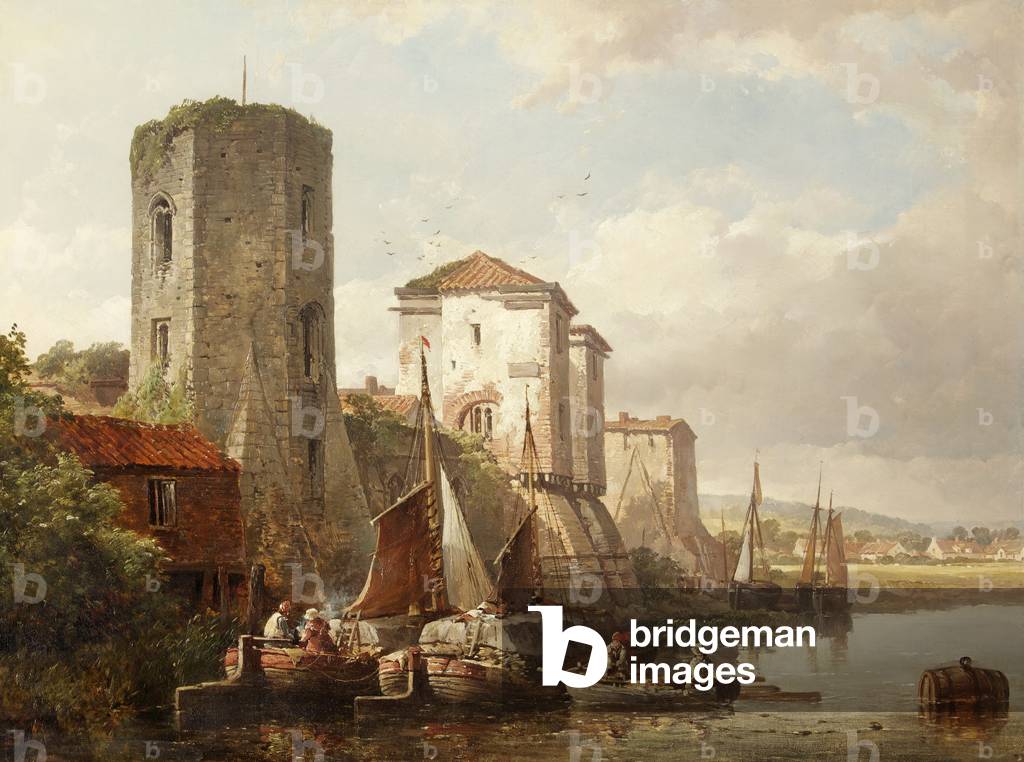Newport Castle (oil on canvas)