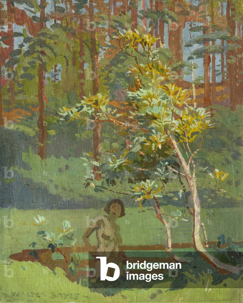 Pool in the Wood, 1930 (oil on board)