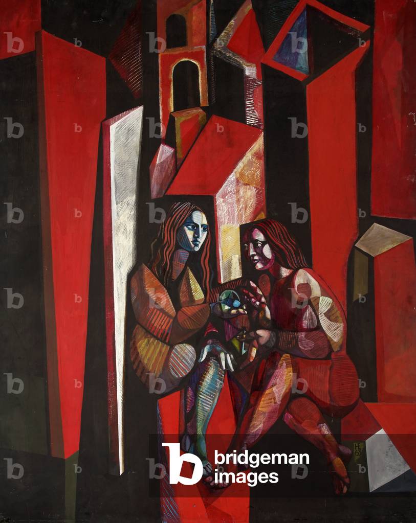 Fortune Teller, 1963 (oil on canvas)