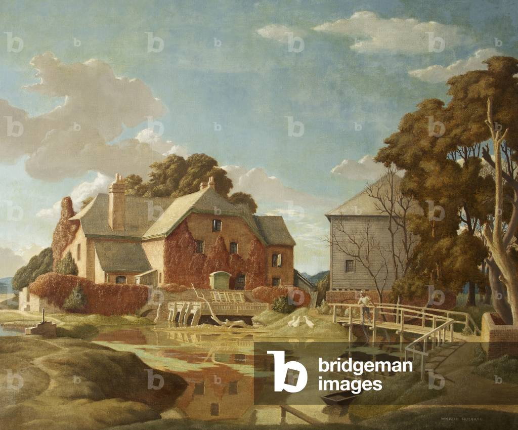 The Mill Pond (oil on canvas)