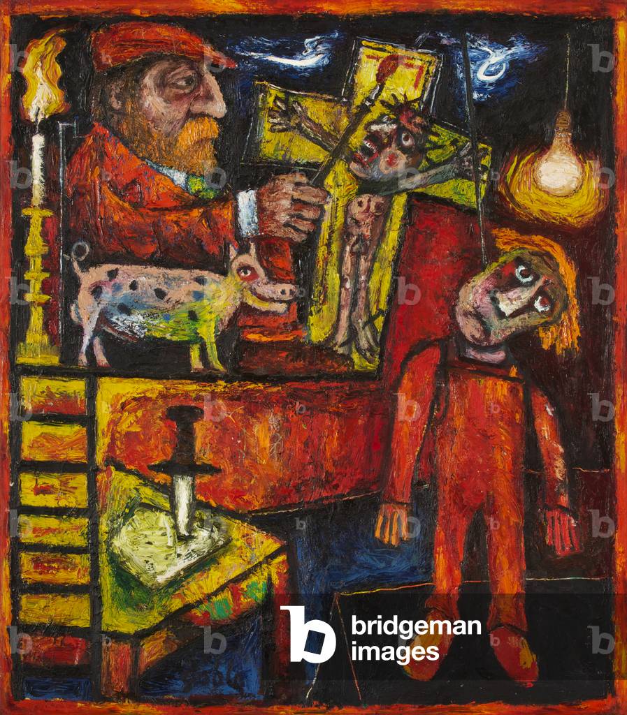 Suicide (oil on canvas)