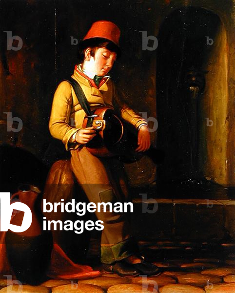 Savoyard Musician, c.1836 (oil on panel)