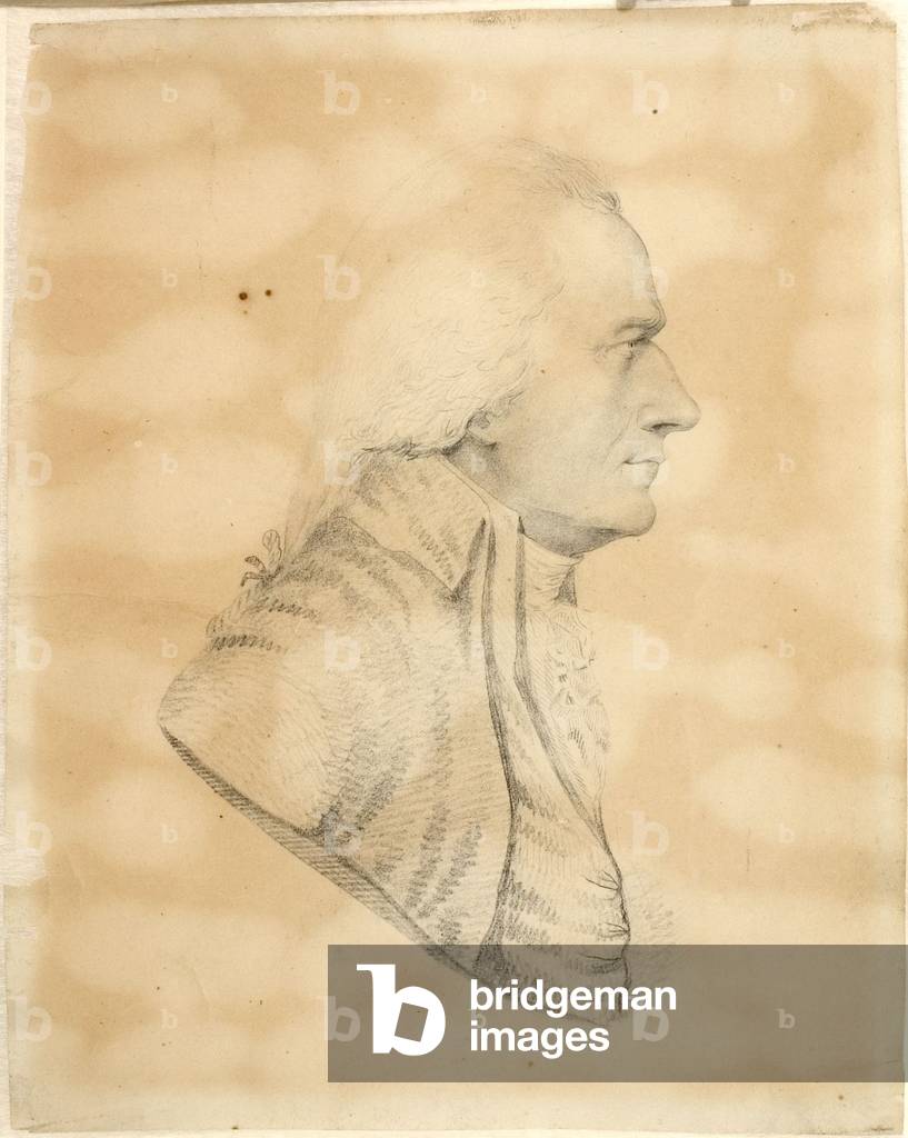 Alexander Hamilton, 1805 (pencil on paper)