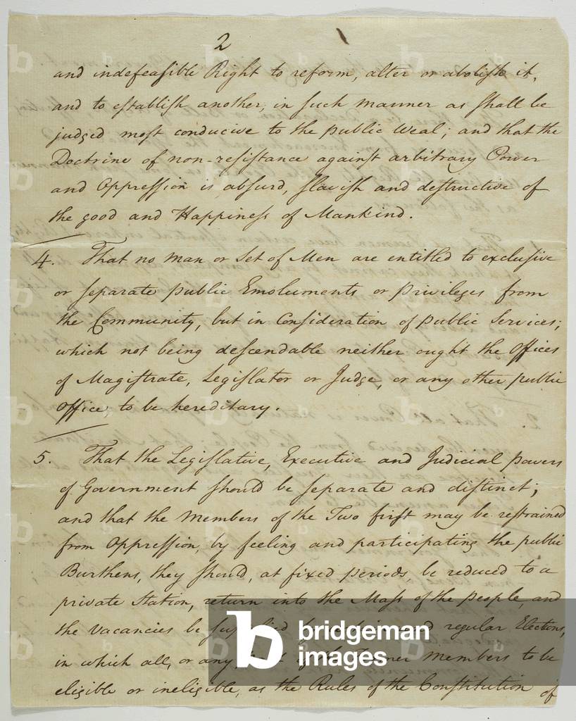 The Bill of Rights, copy signed at Federal Hall, 1789 (ink on paper)