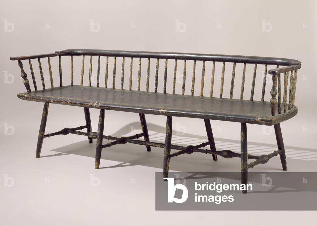 Settee, 1807-14 (lackierter Ahorn)